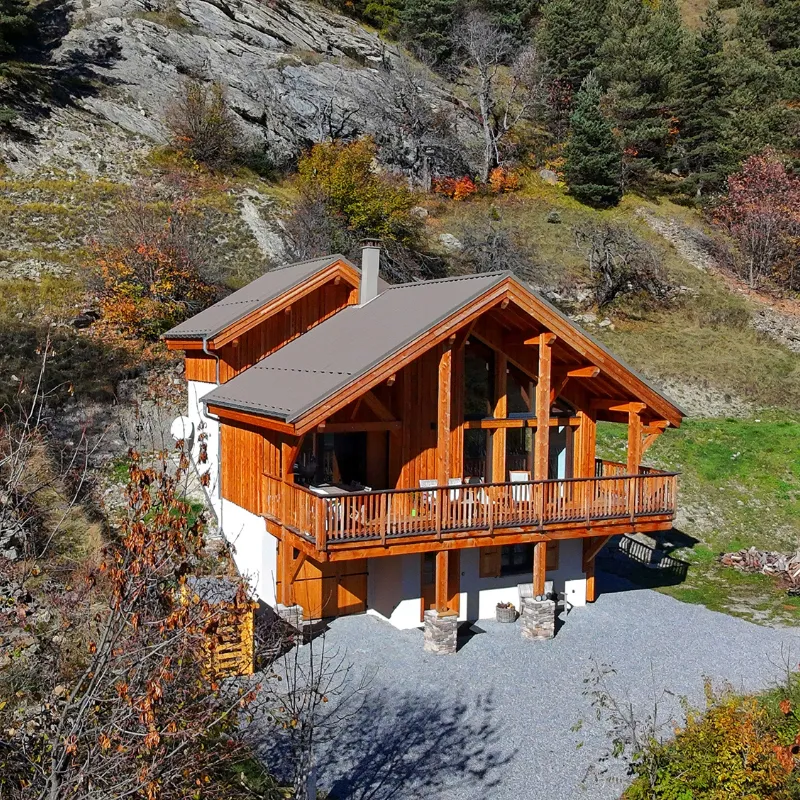 Boudot construction, réalisation de chalet en ossature bois dans les Alpes 05