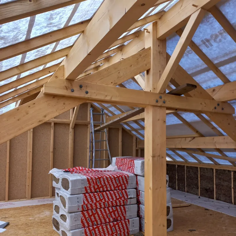 Boudot construction, réalisation de chalet en ossature bois dans les Alpes 05